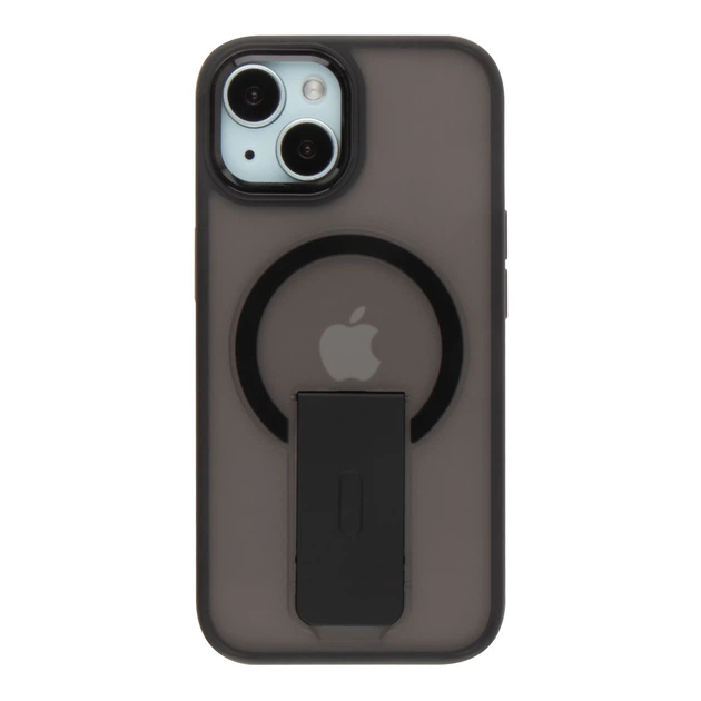 Чохол Premium TPU+PC FlexGuard Magnetic Ring Stand для iPhone 14 Колір Black - изображение 15