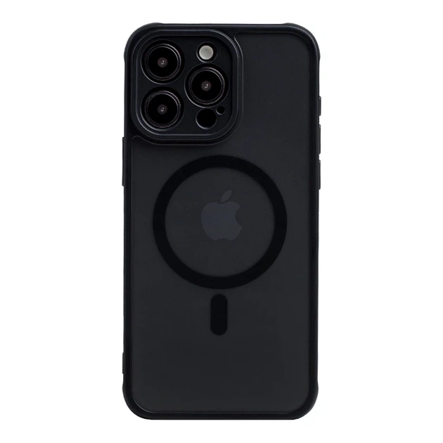 Чохол TPU+PC Anti Drop Full Camera with MagSafe для iPhone 15 Pro Max Колір Black - изображение 9