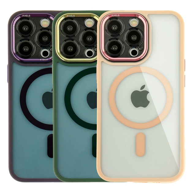Чохол TPU+PC+Metal Calais with MagSafe для iPhone 13 Pro Max Колір Black - зображення 15