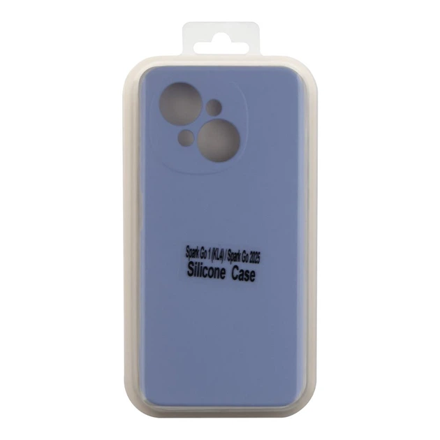 Чохол Silicone Cover Full Camera (A) для Tecno Spark Go 1 (KL4)/Spark Go 2025 Колір 05.Lilac - изображение 3