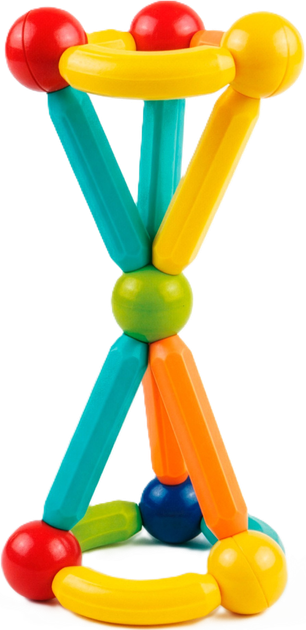 Klocki magnetyczne Springos 3D 100 elementów (5908455307703) - obraz 7