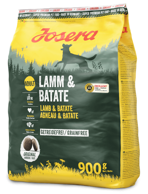 Сухий корм Josera Adult with Lamb & Sweet Potato. Едалт з ягнятиною та бататом для собак всіх порід 900 г - зображення 2