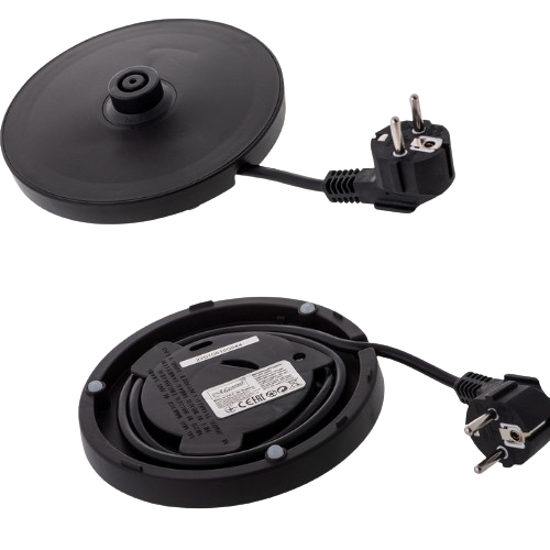Електрочайник 1,7л 2000W скло (диск) чорний MR-061-BLACK Maestro - изображение 5
