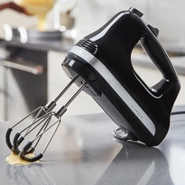 Миксер KitchenAid 5KHM6118EOB ручной 6 скоростей черный - изображение 3