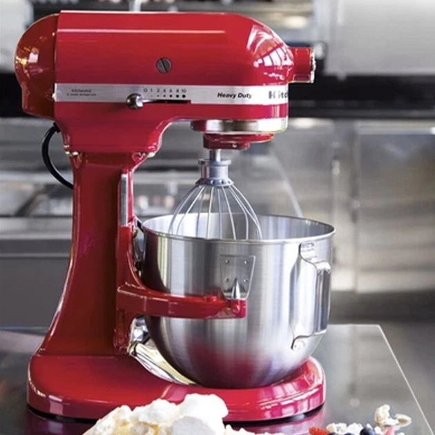 Кухонний комбайн KitchenAid Heavy Duty 4,8 л 5KPM5EER з відкидним блоком червоний - зображення 9