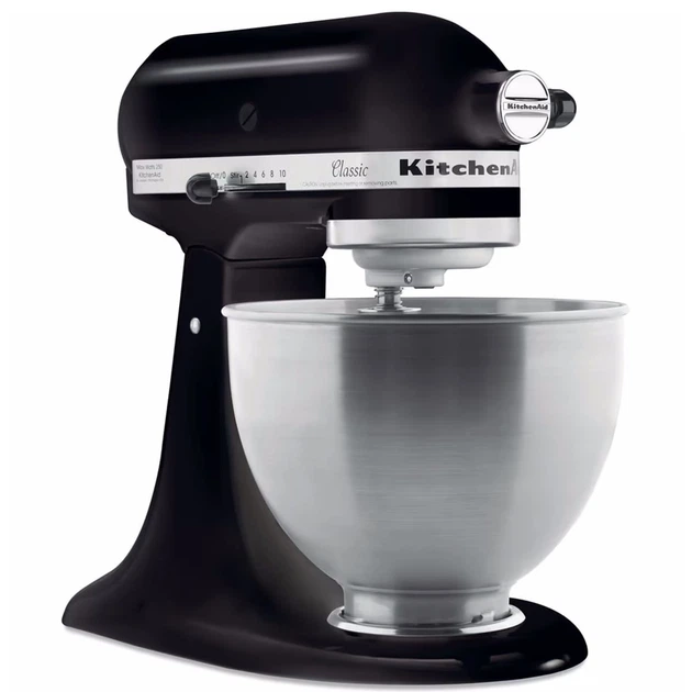 Кухонный комбайн KitchenAid CLASSIC 4,3 л 5K45SSEOB с откидным блоком черный - изображение 7