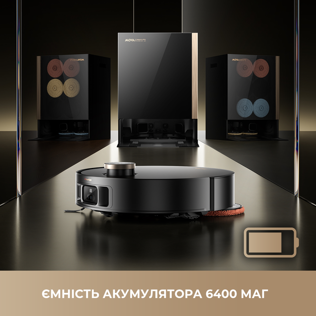 Робот пылесос MOVA MOBIUS 60 Black-EUA - изображение 17