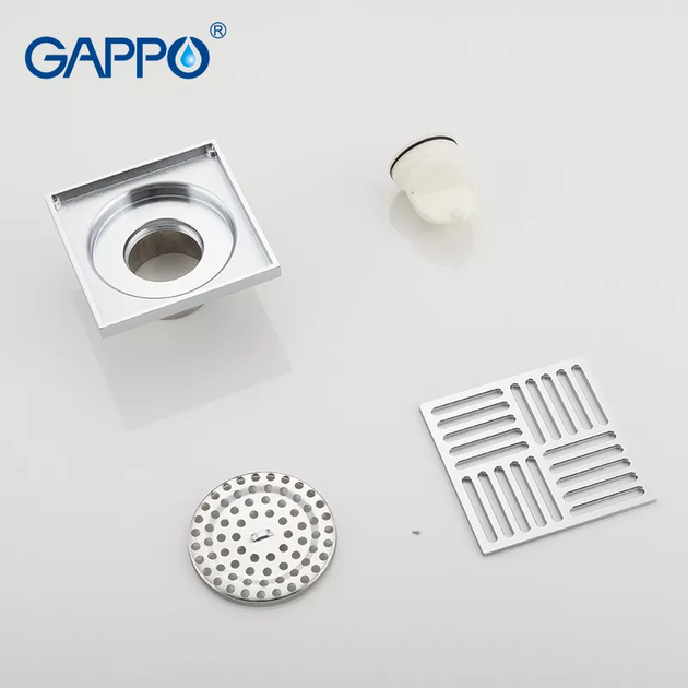 Вертикальний трап G81051, латунь, 100х100 мм, хром GAPPO G81051 - зображення 3