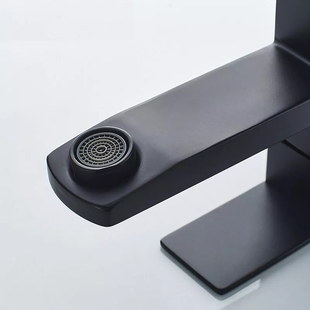 Змішувач для умивальника PRO1-02-BLACK WEZER PRO1-02-BLACK - изображение 3