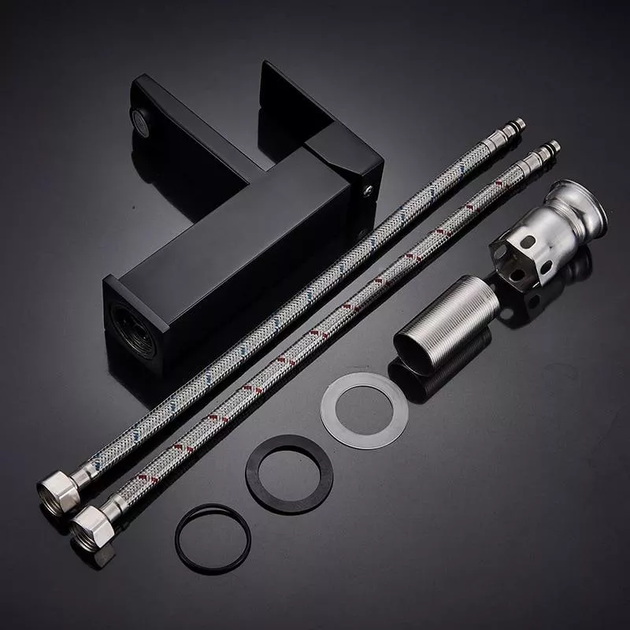 Змішувач для умивальника PRO1-02-BLACK WEZER PRO1-02-BLACK - изображение 4