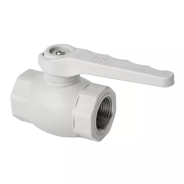 Кран кульовий PP-r 50 мм х 1 1/2" з внутрішньою різьбою ITAL ITW314 - Фото 1 Кран кульовий PP-r 50 мм х 1 1/2" з внутрішньою різьбою ITAL ITW314 - зображення 1
