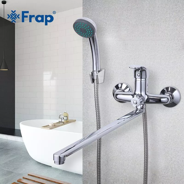 Змішувач для ванни F2236, хром frap F2236 - Фото 2 Змішувач для ванни F2236, хром frap F2236 - изображение 2