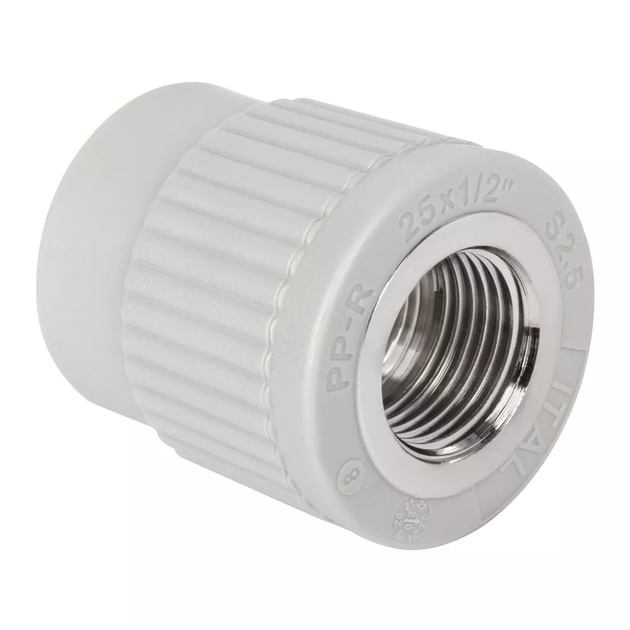 Муфта PP-r із внутрішньою різьбою 63 мм x 2" ITAL IKB210 - Фото 2 Муфта PP-r із внутрішньою різьбою 63 мм x 2" ITAL IKB210 - зображення 2
