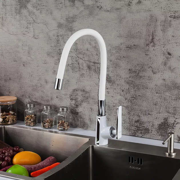 Змішувач для кухні F4458, білий/хром frap F4458 - изображение 2