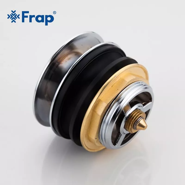 Випуск для ванни F63, автомат, 1 1/2", хром. - зображення 4
