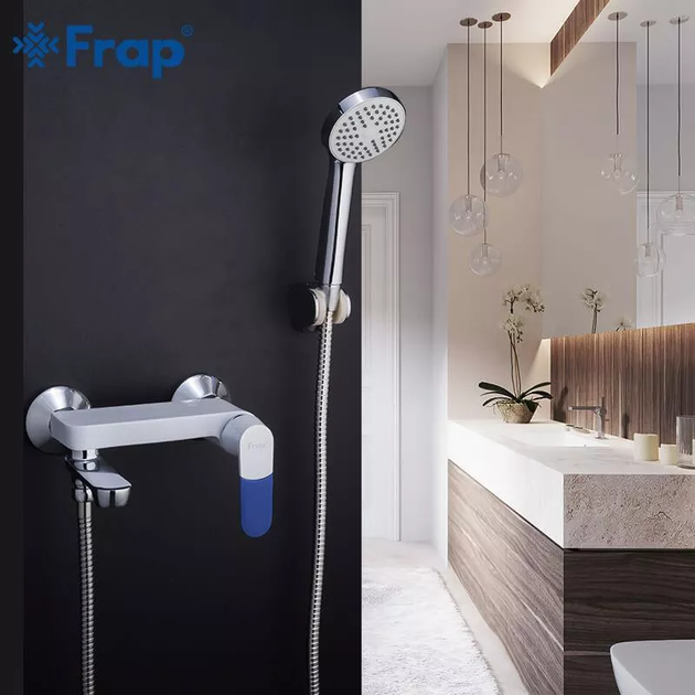 Змішувач для ванни F3234, білий/хром frap F3234 - зображення 3