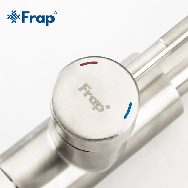 Змішувач для кухні з висувним виливом F60899-1, сатин frap F60899-1 - изображение 4