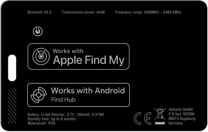 Tracker 4smarts Standort-Finder SkyTag Card (541718) - obraz 2