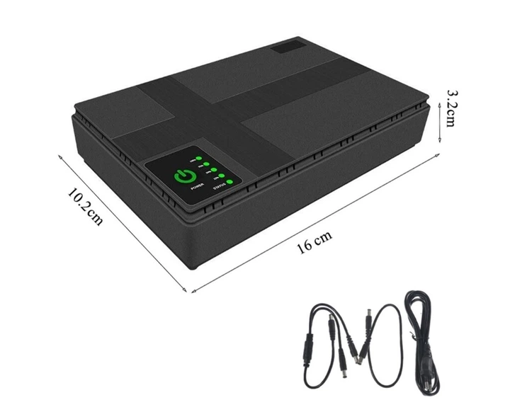 Бесперебойник для роутера, (ИБП) UPS для роутера/терминала DC1018P - 10400 mAh 18W 12V/ 9V/ 5V - Фото 3 Бесперебойник для роутера, (ИБП) UPS для роутера/терминала DC1018P - 10400 mAh 18W 12V/ 9V/ 5V - изображение 3