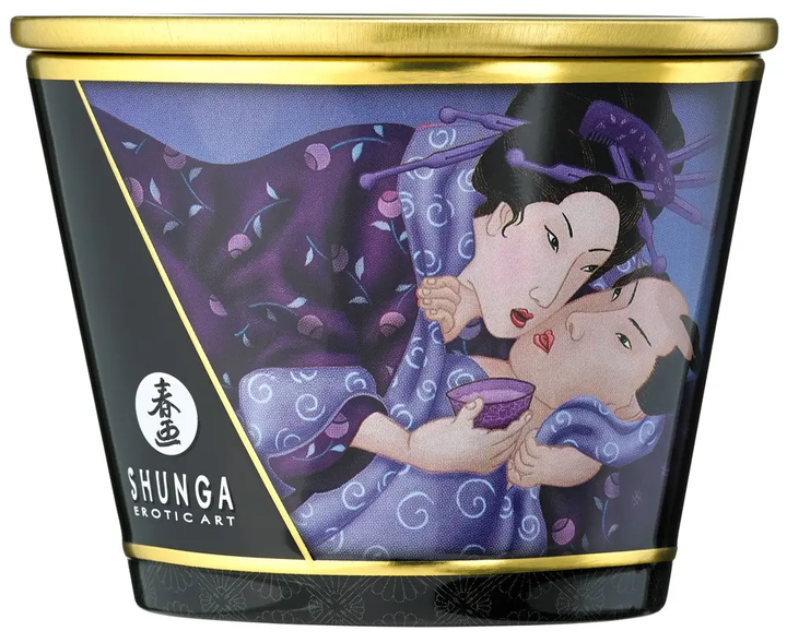 Інтимна масажна свічка Shunga Massage Candle Exotic Fruits с экзотических фруктов 170 мл - зображення 2