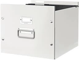 Pudełko do przechowywania teczek zawieszanych Leitz Polypropylene (PP) A4 1 szt Białe 10K266 G (4002432396856) - obraz 2