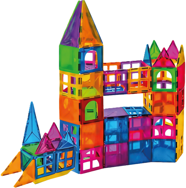 Конструктор магнітний Springos 3D 60 елементів (5908455307666) - зображення 2