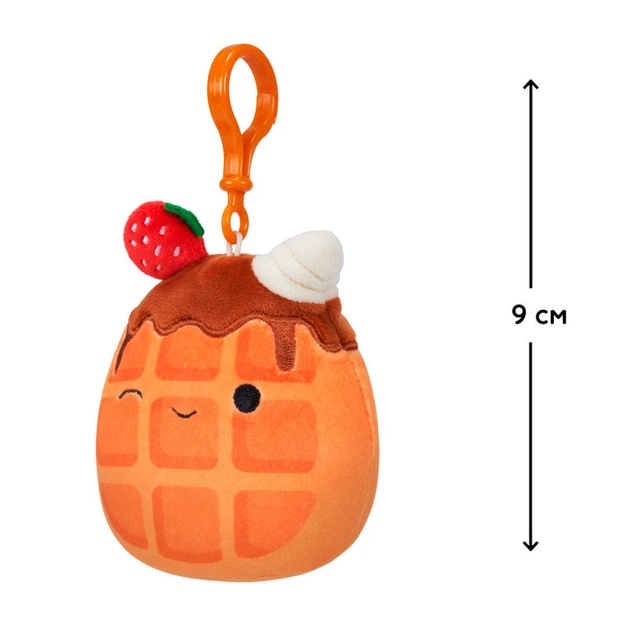 Мягкая игрушка на клипсе "Вафелька Вивер" Squishmallows SQCP00219, 9 см - Фото 7 Мягкая игрушка на клипсе "Вафелька Вивер" Squishmallows SQCP00219, 9 см - изображение 7
