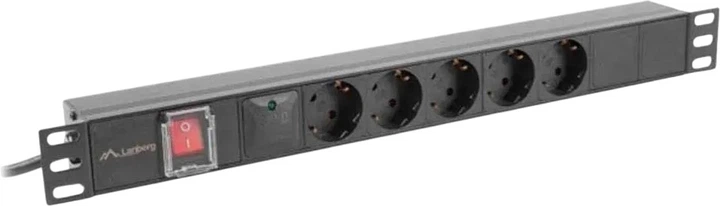 Подовжувач Lanberg PDU-05F-0200-BK - зображення 2