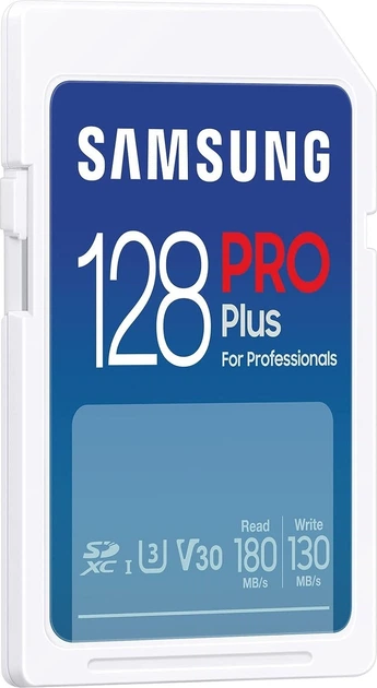 Карта пам'яті Samsung Pro Plus SDXC 128GB UHS-I U3 (MB-SD128S/EU) - зображення 2