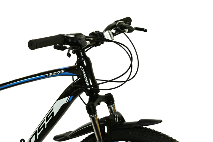 Велосипед CrossBike Tracker 29" 18" Чорний-Синій - Фото 4 Велосипед CrossBike Tracker 29" 18" Чорний-Синій - зображення 4