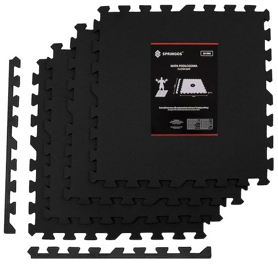 Килимок пазл Springos пінопластовий 60 x 60 x 1.2 см 6 шт. (5907719403298) - зображення 2