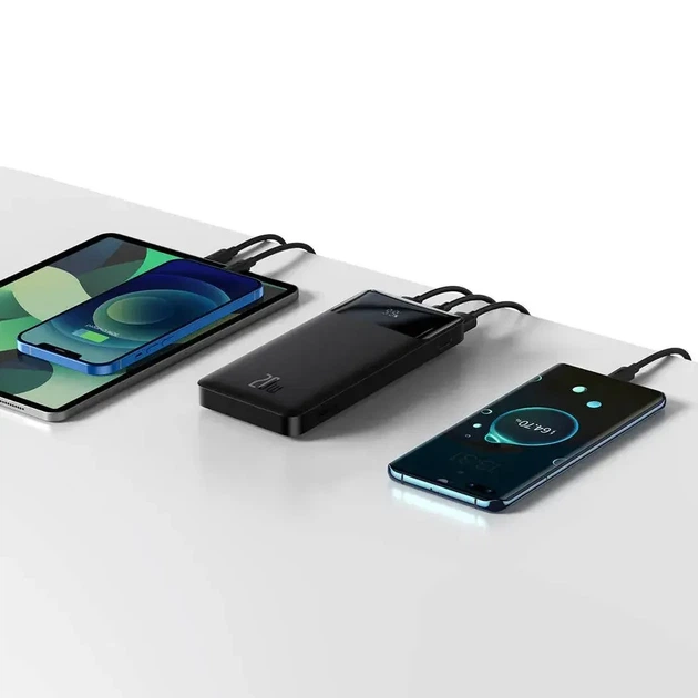 Портативна батарея Baseus Bipow Digital Display Fast Charge Power Bank 10000mAh 20W - зображення 7