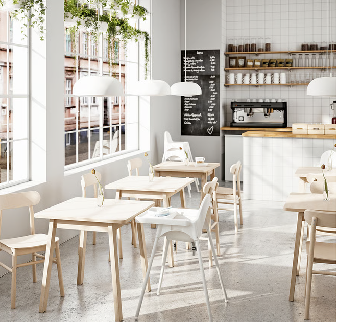 Стільчик для годування Ікеа IKEA Antilop з стільницею білий 795.975.15 - Фото 5 Стільчик для годування Ікеа IKEA Antilop з стільницею білий 795.975.15 - зображення 5