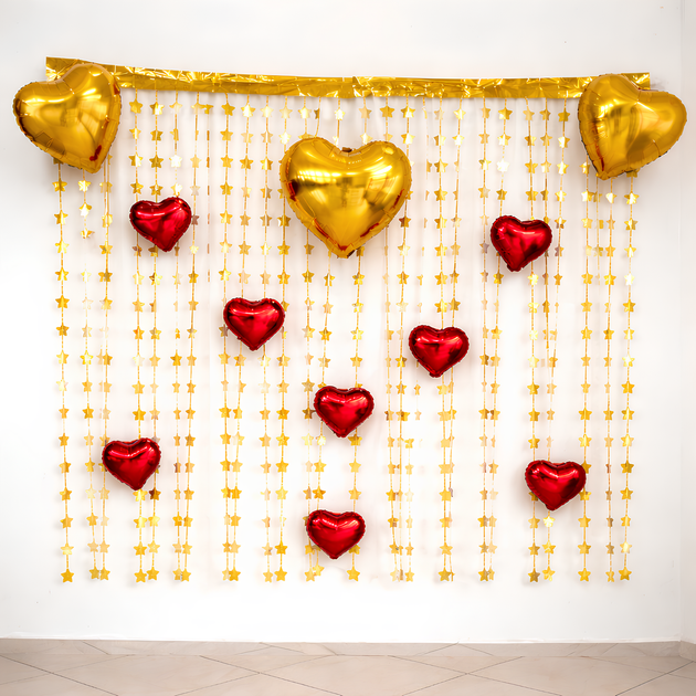 Набір Із Кульок Love Golg День Святого Валентина - Фото 1 Набір Із Кульок Love Golg День Святого Валентина - зображення 1