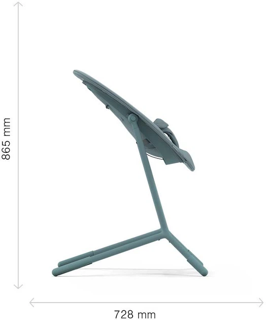 Krzesełko do karmienia Cybex Lemo 4-in-1 Suede Grey Gold (4063846171576) - obraz 11