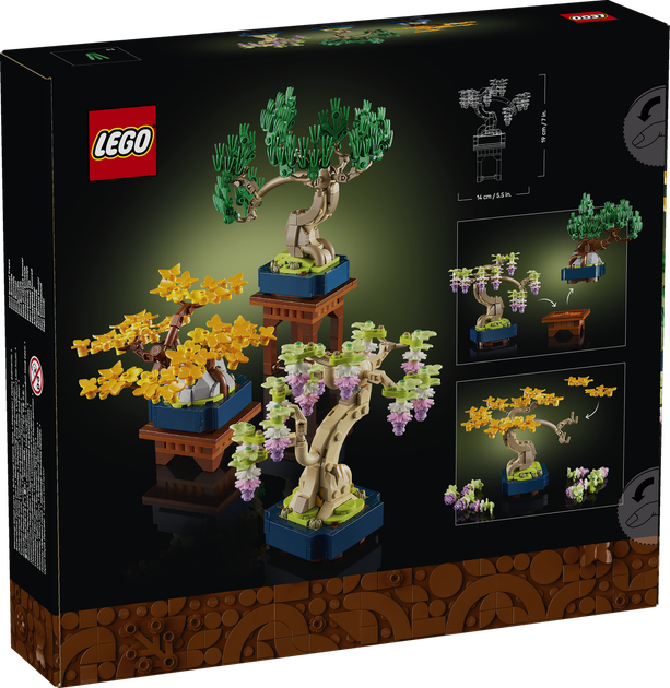 Лего ботаника Мини-дерева бонсай LEGO Botanicals Mini Bonsai 10373 - Фото 2 Лего ботаника Мини-дерева бонсай LEGO Botanicals Mini Bonsai 10373 - изображение 2