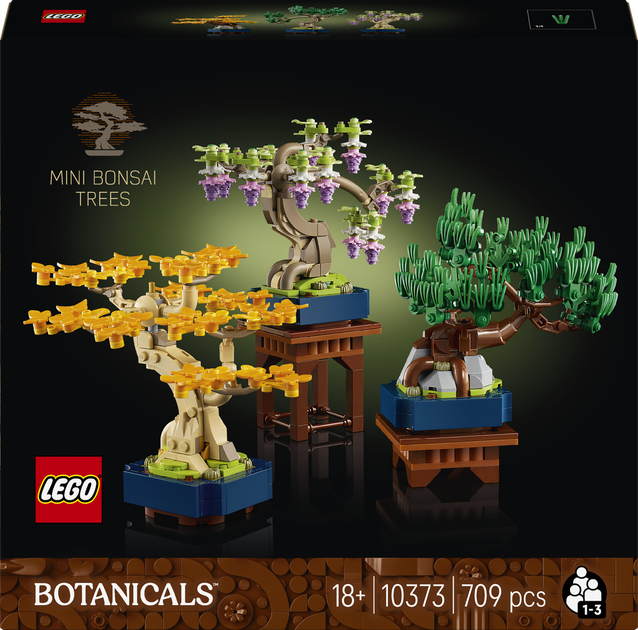 Лего ботаника Мини-дерева бонсай LEGO Botanicals Mini Bonsai 10373 - Фото 7 Лего ботаника Мини-дерева бонсай LEGO Botanicals Mini Bonsai 10373 - изображение 7