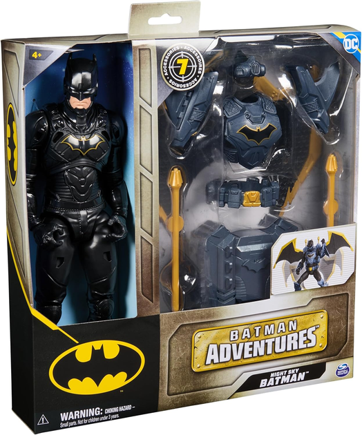 Фигурка Бэтмена Ночной небосвод с раскладными крыльями Batman Figure Spin Master DC Comics 6070532 - изображение 6