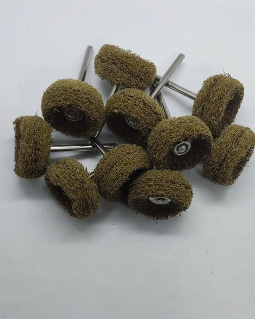 Полировочные насадки 10 шт (коричневые 80Grit) для гравера, бормашинки, дремеля (Dremel) - Фото 2 Полировочные насадки 10 шт (коричневые 80Grit) для гравера, бормашинки, дремеля (Dremel) - изображение 2