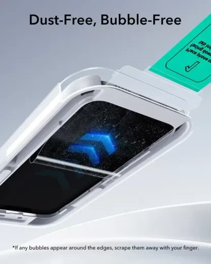Захисне скло ESR UltraFit Classic Screen Protector 2 шт. Black для iPhone 17 | 16 Pro (1D87800202) - зображення 3
