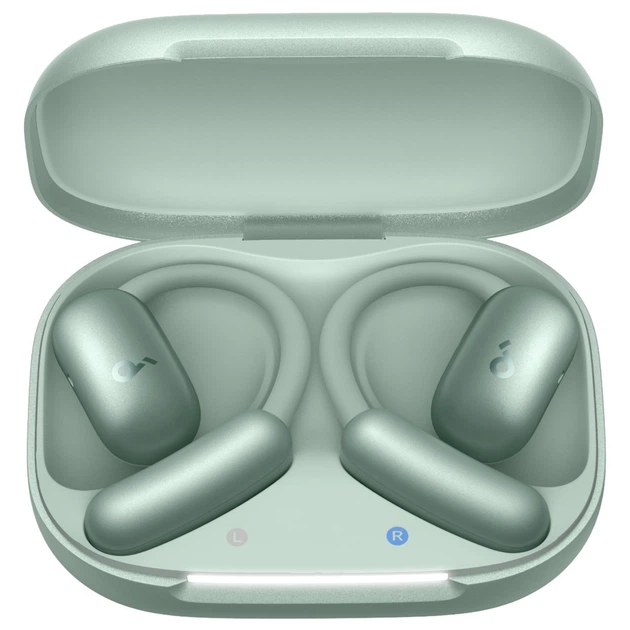 Бездротові навушники Anker SoundCore AeroFit 2, BT5.4, IP55, 85mAh, 750mAh, 10h, 42h, Green (A3874G61) UA UCRF - Фото 3 Бездротові навушники Anker SoundCore AeroFit 2, BT5.4, IP55, 85mAh, 750mAh, 10h, 42h, Green (A3874G61) UA UCRF - зображення 3