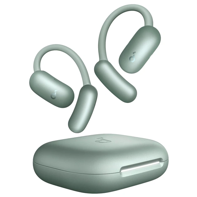 Бездротові навушники Anker SoundCore AeroFit 2, BT5.4, IP55, 85mAh, 750mAh, 10h, 42h, Green (A3874G61) UA UCRF - Фото 4 Бездротові навушники Anker SoundCore AeroFit 2, BT5.4, IP55, 85mAh, 750mAh, 10h, 42h, Green (A3874G61) UA UCRF - зображення 4