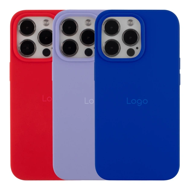Противоударный Чехол Silicone Case Full Size (AA) для iPhone 13 Pro Max 67.Grepefruit - изображение 2