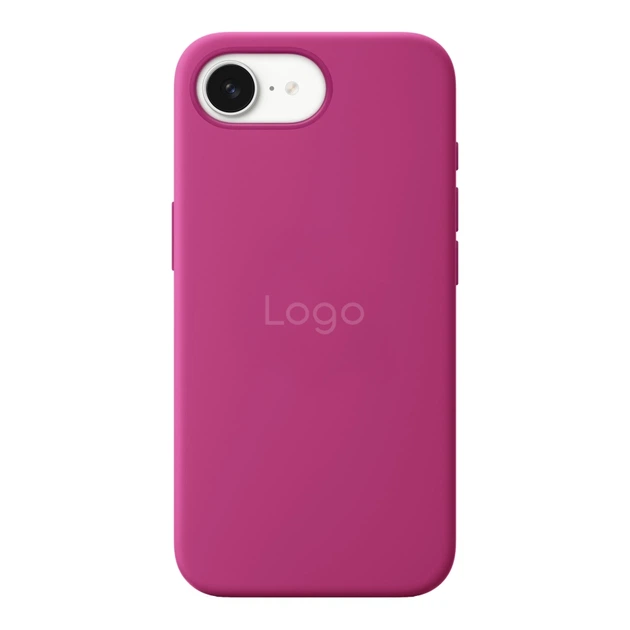Чохол Silicone Case with MagSafe для iPhone 16е Fuchsia - Фото 1 Чохол Silicone Case with MagSafe для iPhone 16е Fuchsia - зображення 1