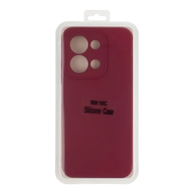 Чохол Silicone Cover Full Camera (A) для Xiaomi Redmi 15C/Poco C85 42.Maroon - изображение 3