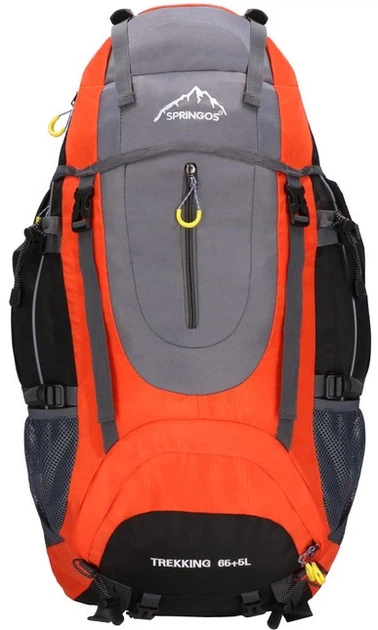 Туристичний рюкзак Springos 70 L багатофункціональний з свистком (5907719484419) - зображення 8
