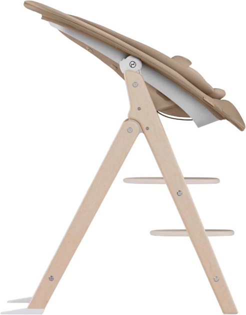 Krzesełko do karmienia Cybex Click & Fold 4-in-1 All Natural Light Gold (4063846473502) - obraz 7