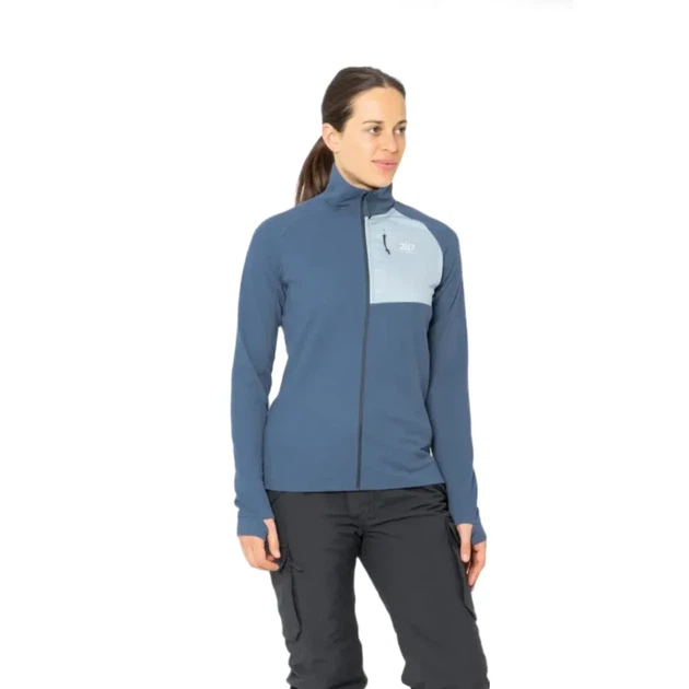 Флисовая кофта 2117 Hejsta Jacket Wmn Dusty blue M (100085785) - изображение 7