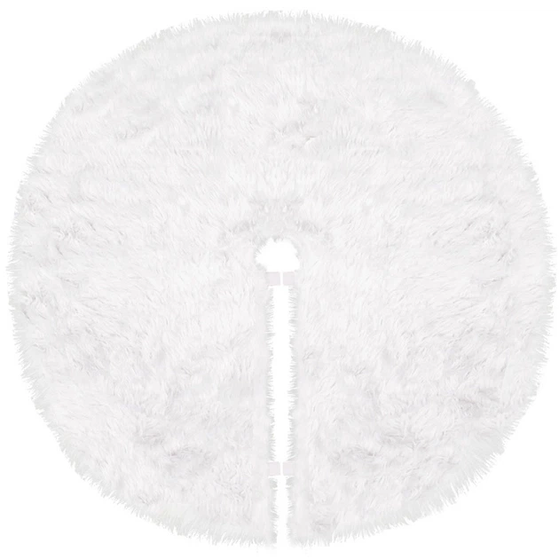 Dywanik pod choinkę SPRINGOS CA0758 okrągły futrzany 142 cm Biały (5907719423654) - obraz 3