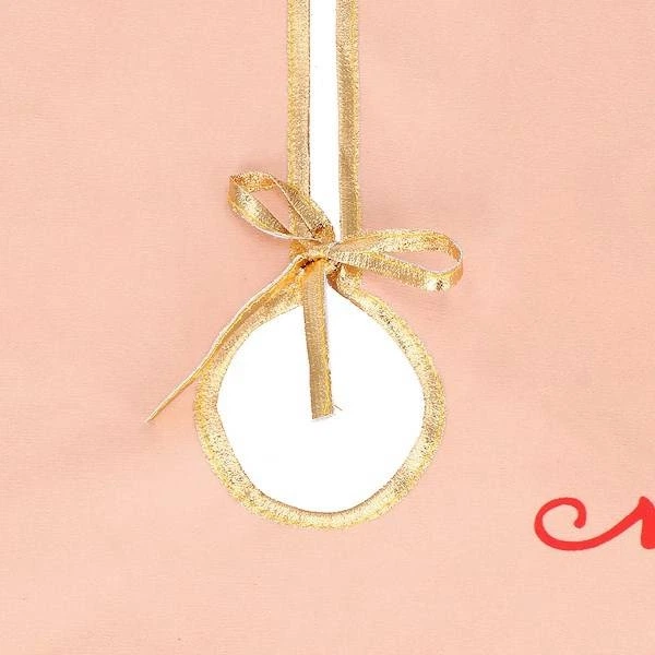 Dywanik pod choinkę SPRINGOS CA0793 Merry Christmas okrągły 91 cm Czerwony (5907719424002) - obraz 3